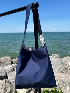 Navy Sling Bag – Casual Everyday Carry